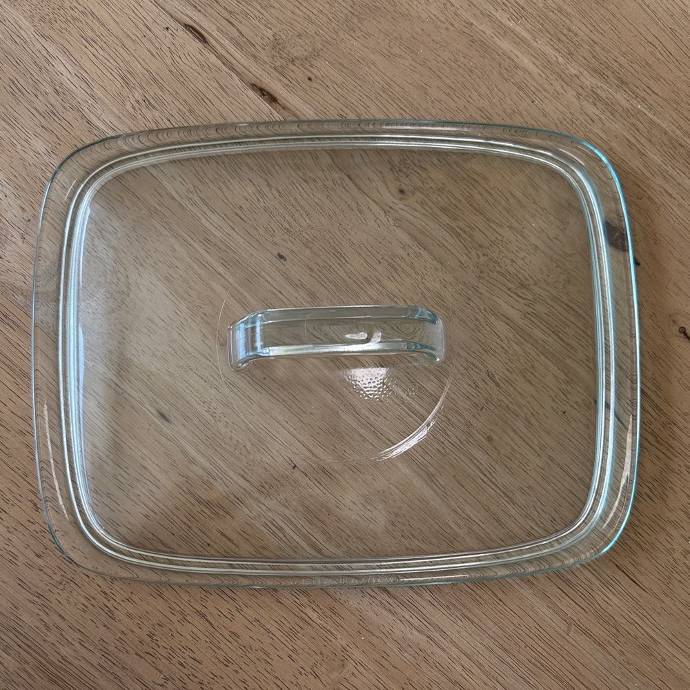 Pyrex Clear Glass Lid with Handle #17 - replacement Lid